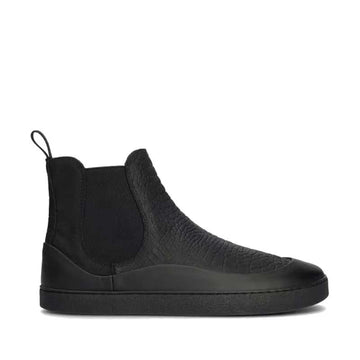 Groundies Women's Sienna Chelsea Boots - Black Crocodile Print