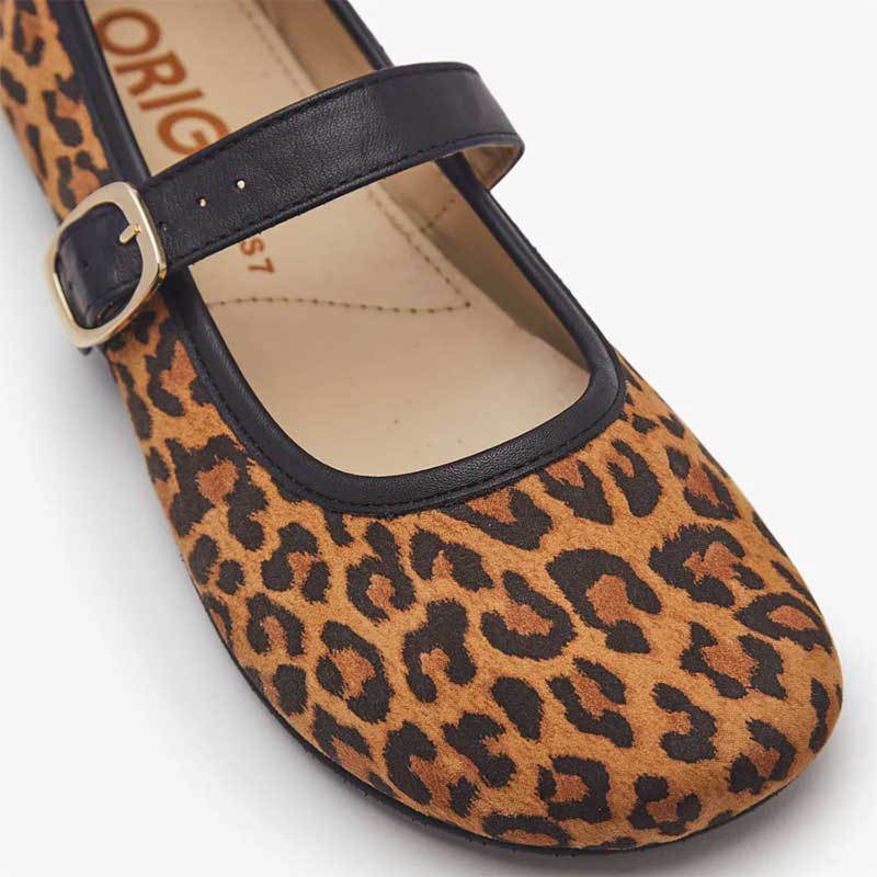 Origo Women's Classic Mary Jane Shoes - Leopard