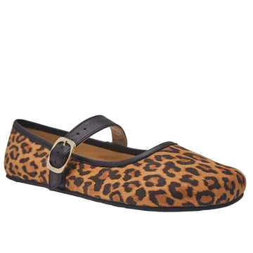Origo Women's Classic Mary Jane Shoes - Leopard
