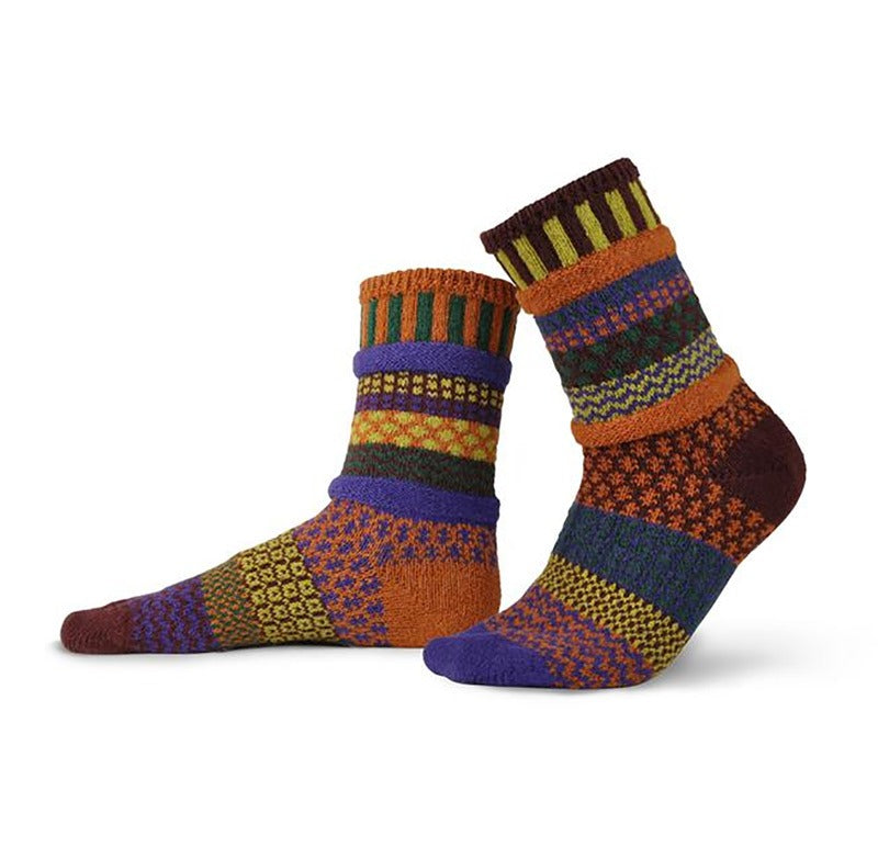 Solmate Adults Socks - Fall Foliage.