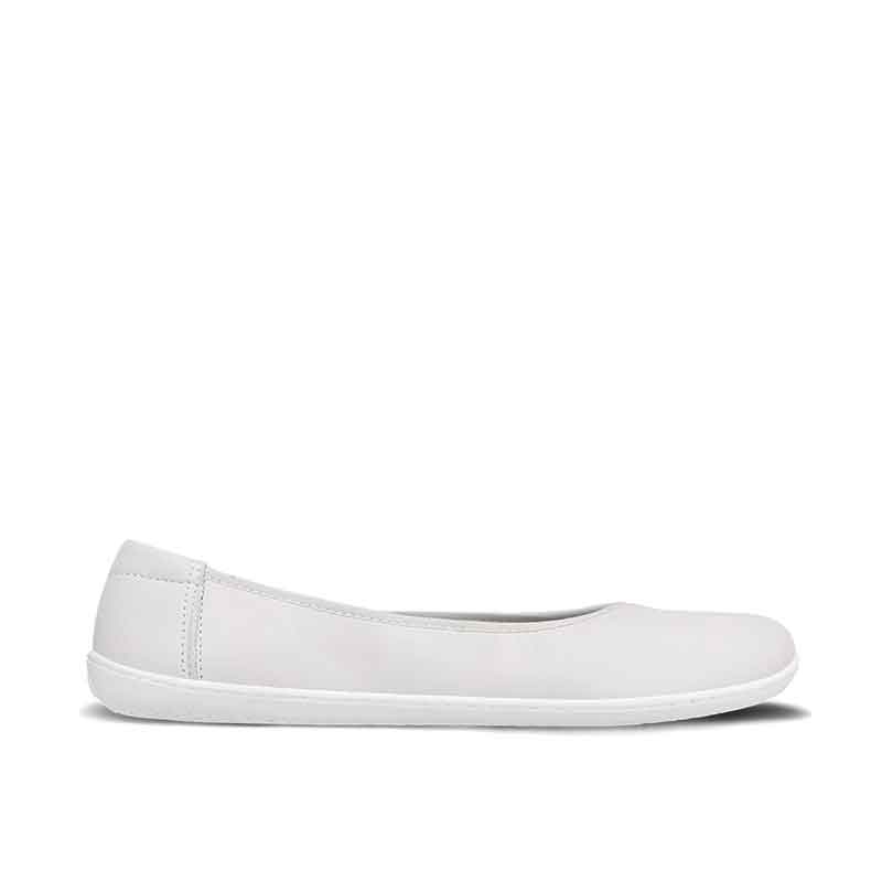 Be Lenka Ladies Sophie Ballet Shoe - All Chalk White, outer side view