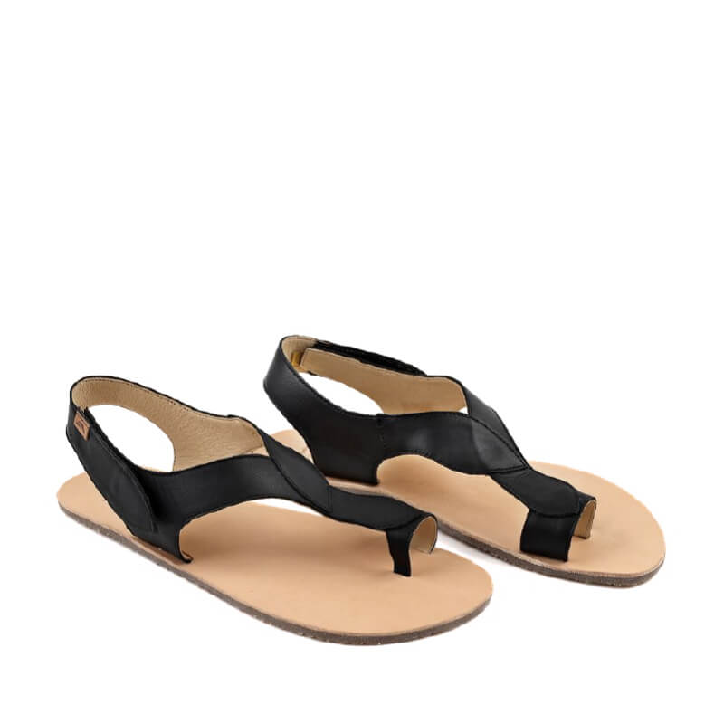 Tikki Women's Leather Sandals Soul - Black