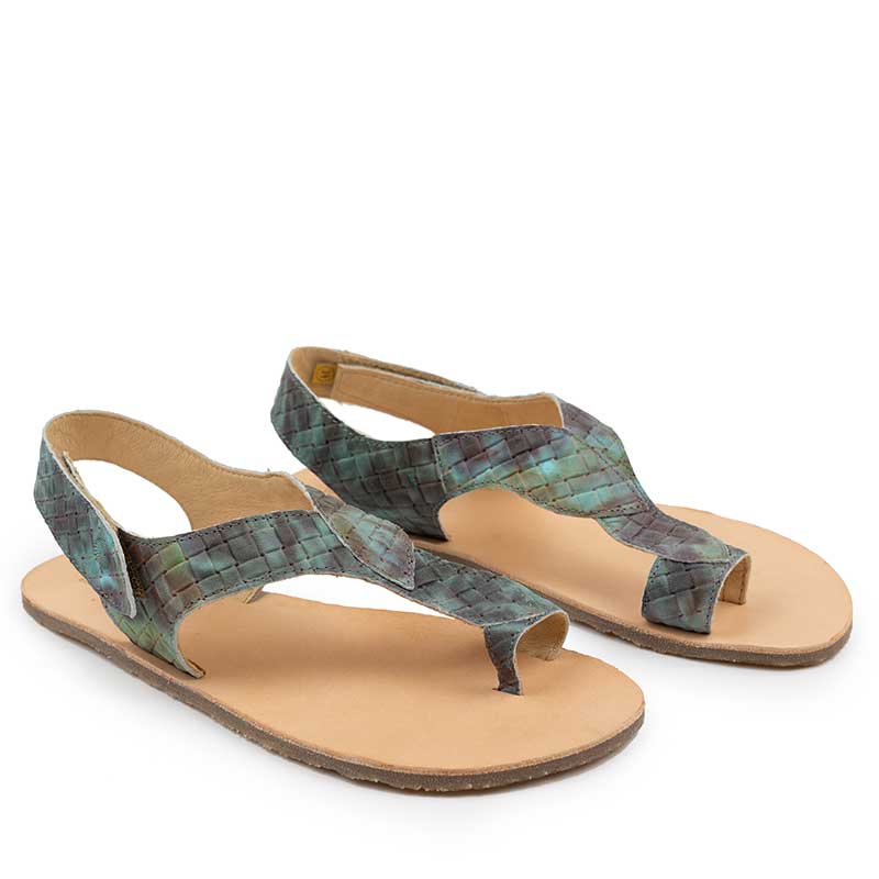 Tikki Women's Leather Sandals Soul - Celeste