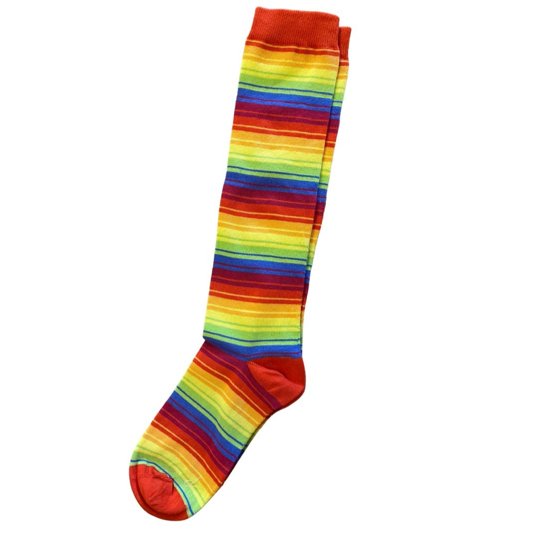 Slugs & Snails Kids Knee High Socks - Rainbow