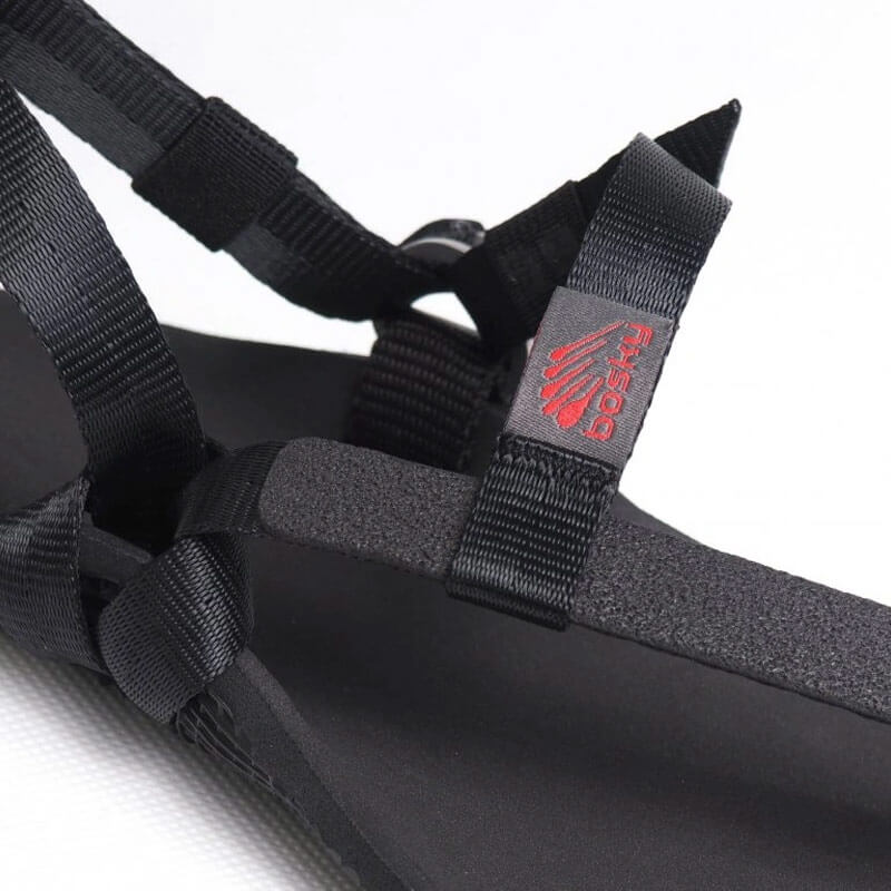 Bosky Adults Sandal Superlight - Black. close up