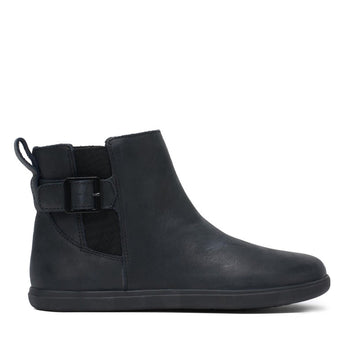 Xero Women's Chelsea Boot Tari II - Black, outer side view.