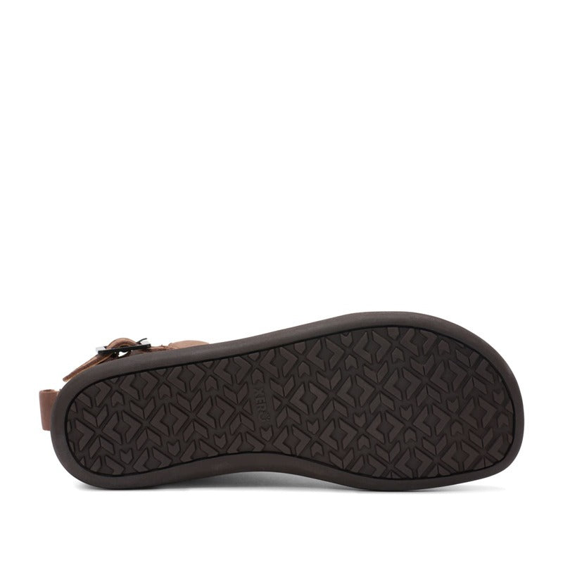 Xero Women's Chelsea Boot Tari II - Cappuccino, sole view.