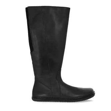 Angles Women's Tall Boot Thalia - Black, outer side view.