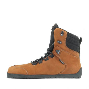 Realfoot Adults Boot Trekker High - Light Brown, outer side view.