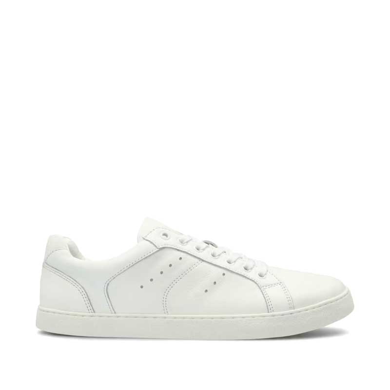 Groundies Adults Universe Trainer in white, outer side view.