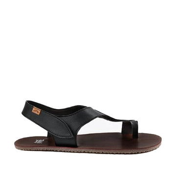 Tikki Women's Vegan Sandal Soul - Dark, outer side view.