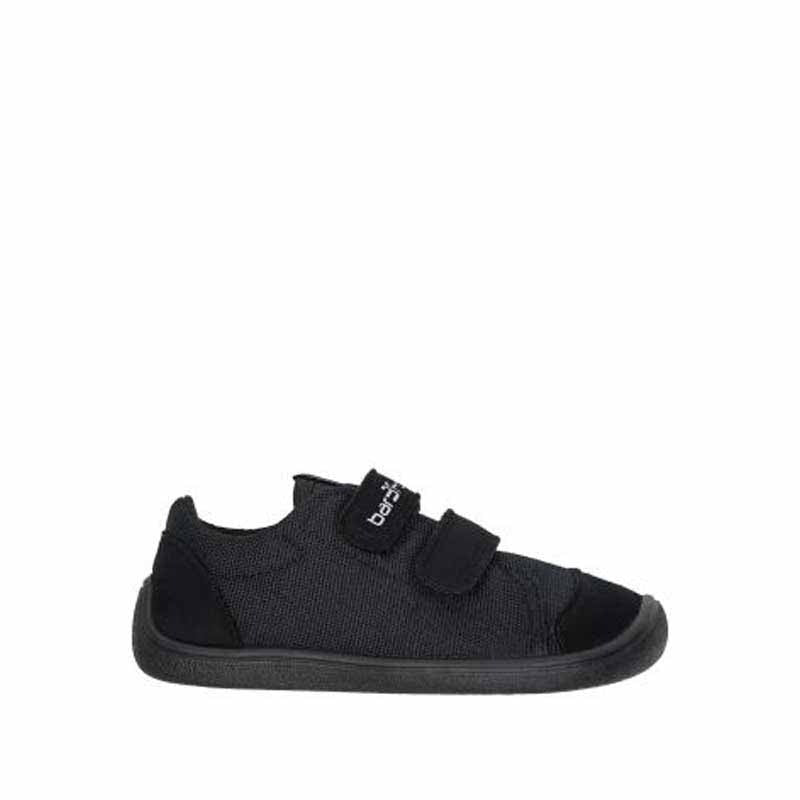 Bar3Foot Kids Vegan School Shoes Elf Denver - Black, outer side view