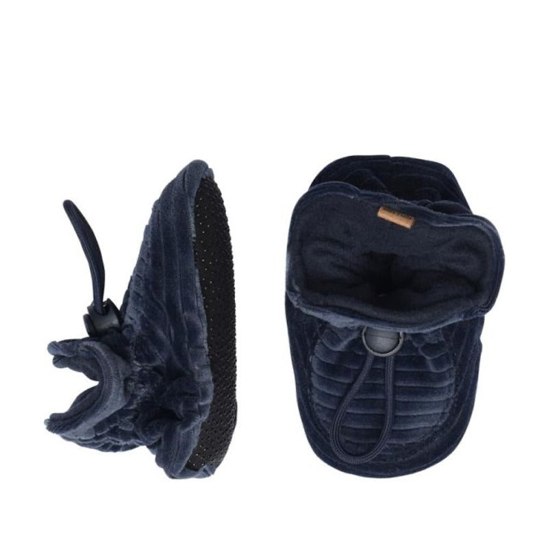 MP Denmark Velvet Textile Slippers - Blue Nights