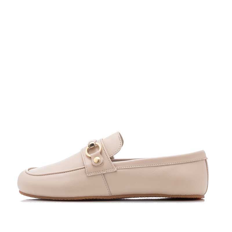 Shapen Women's Versa 2.0 Loafer - Beige, outer side view.