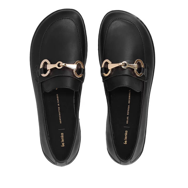 Pair of Be Lenka Women's Moccasins Viva - Black, top view