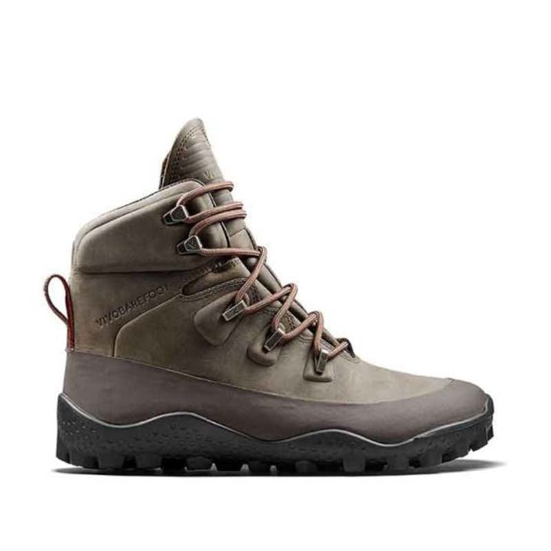 Vivobarefoot Men's Boot Tracker Winter SG - Bracken, outer side view.