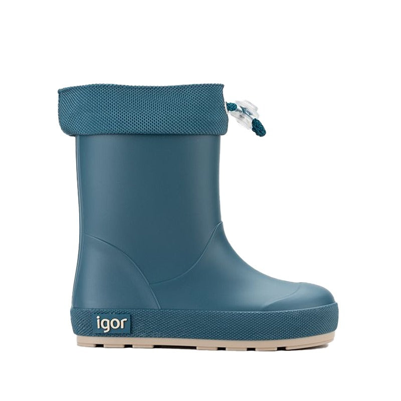 Igor Yogi Barefoot Cuello Wellington Boots Petroleo Blue (0)