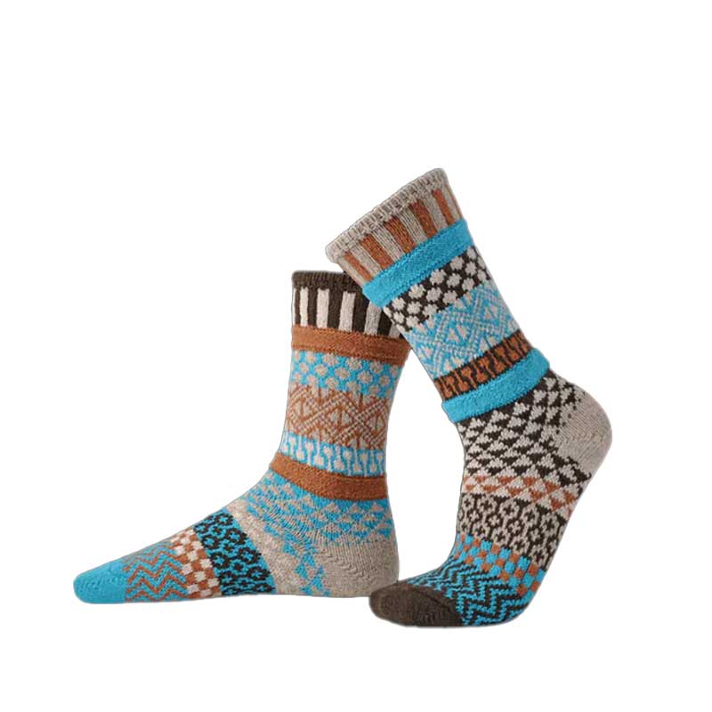 Solmate Adults Wool Socks - Walnut.