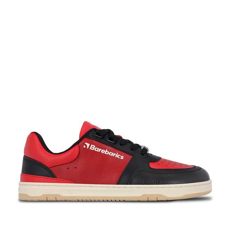 Be Lenka Adults Barebarics Trainers Wave - Black and Red, outer side view