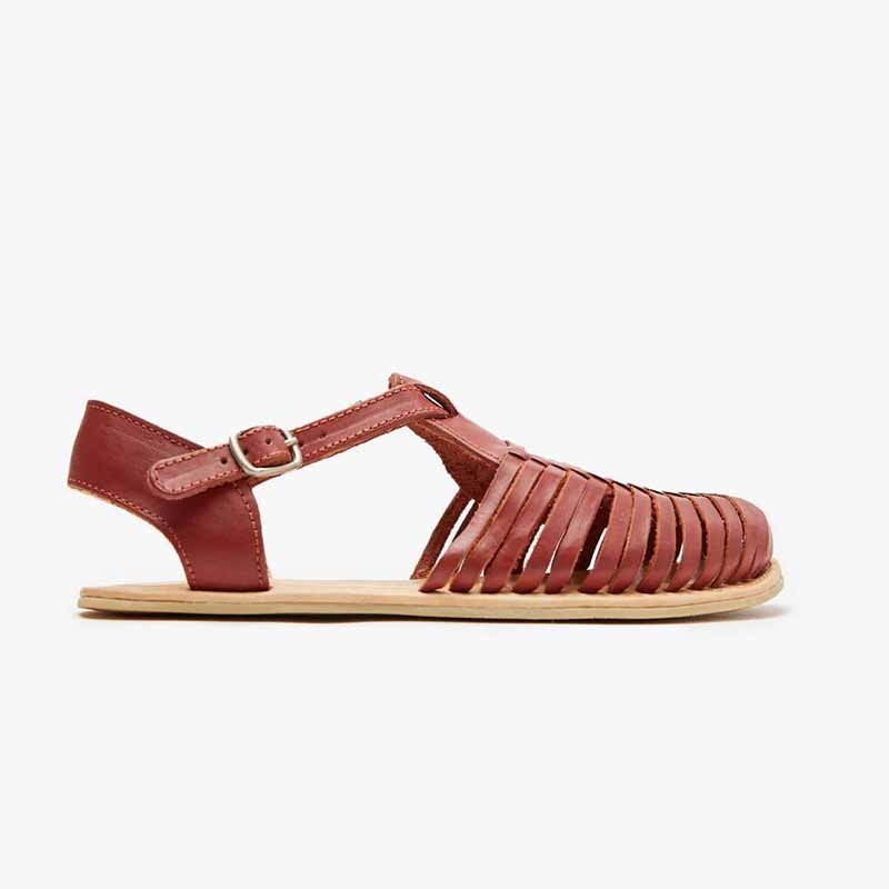Origo Wide Huarache By Anya Sandal Cinnamon (2)