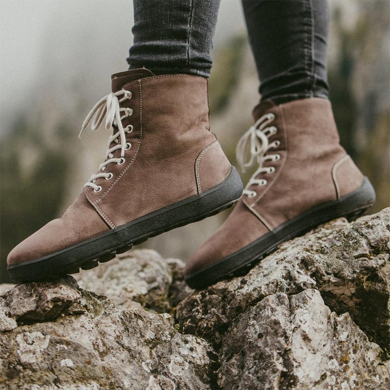 Person wearing Be Lenka Adults Boots Winter - Chocolate