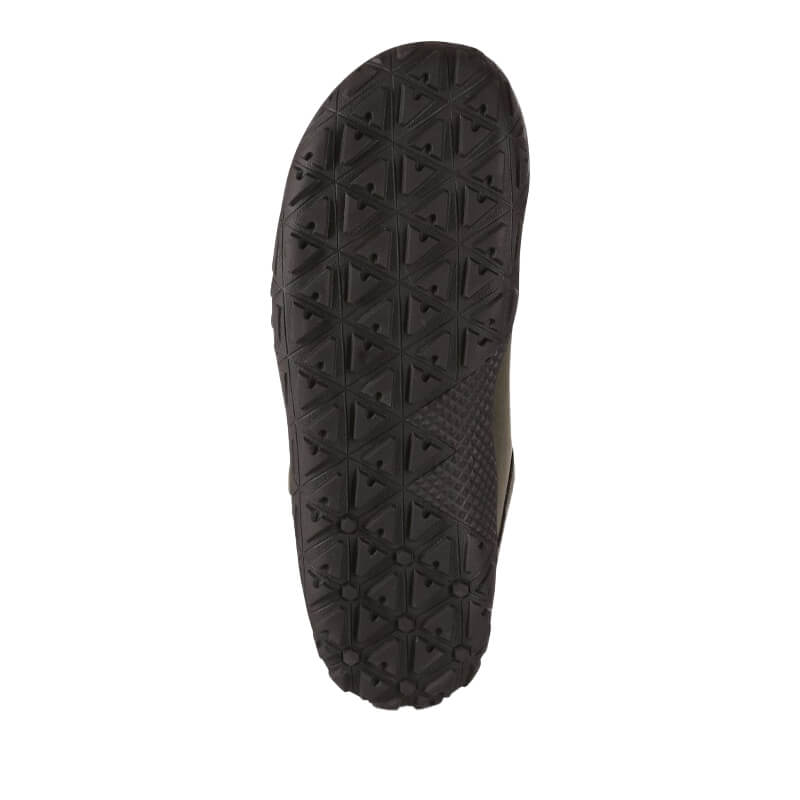 Kilpi Adults Waterproof Walking Boot Bare High in dark green, sole view.
