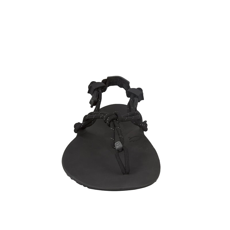 Xero Men's Huarache Sandal Genesis - Black, front view.