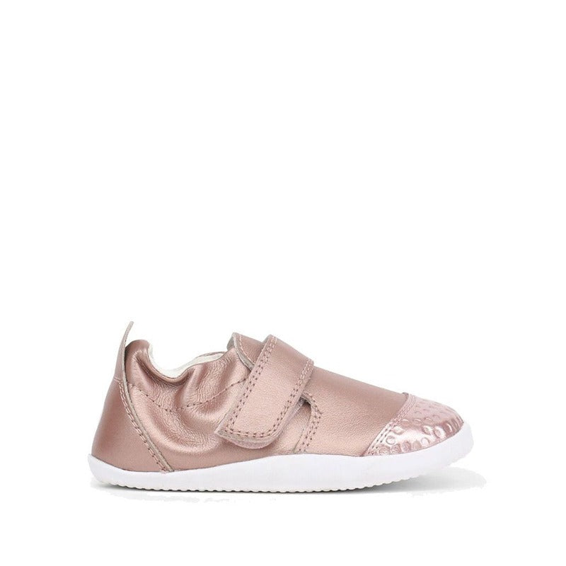 Bobux SU Xplorer Go Shoe - Rose Gold, outer side view