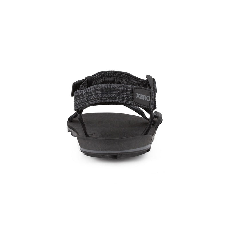 Xero Women's Sports Sandal Z-Trail EV - Black, rear view.