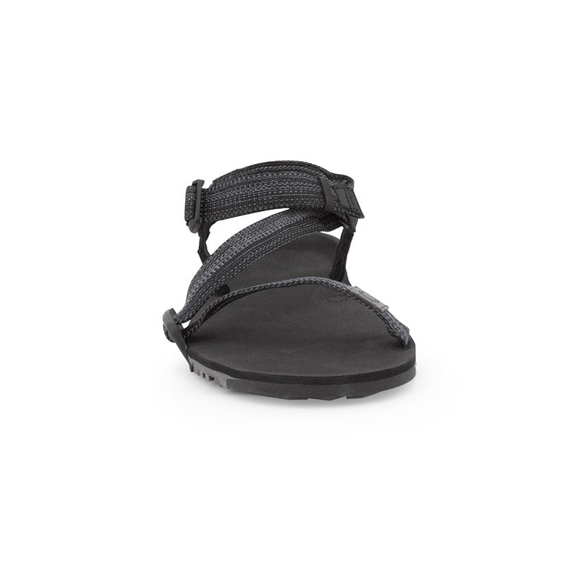 Xero Women's Sports Sandal Z-Trail EV - Black, front view.