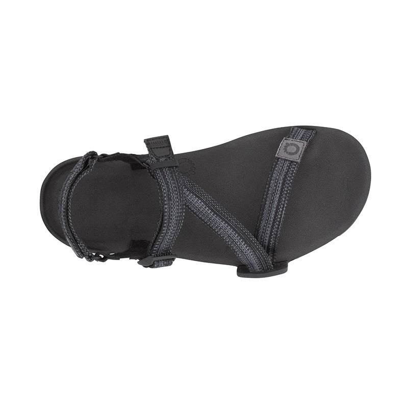 Xero Women's Sports Sandal Z-Trail EV - Black, top view.
