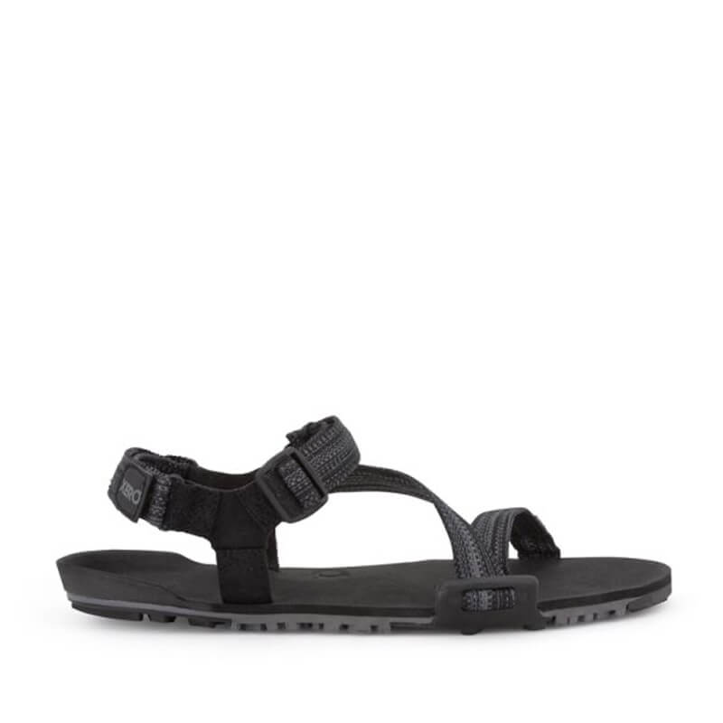 Xero Women's Sports Sandal Z-Trail EV - Black, outer side view.