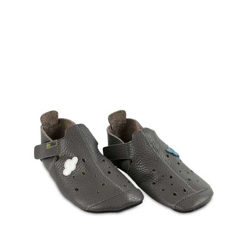 Tikki Kids Leather Shoes Ziggy - Clouds