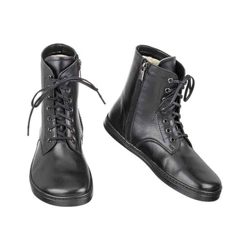 Peerko Adults Vegan Zipper Boots - Black (0)