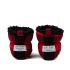 Cozy Sole Red Plaid Soft Sole Slippers