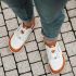 Be Lenka Adults Barebarics Wave Sneakers White and Orange