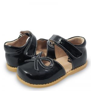 Livie and Luca Bow Black Patent