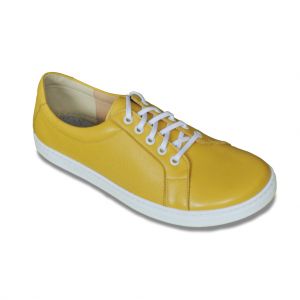 Peerko Adults Leather Shoes Yellow
