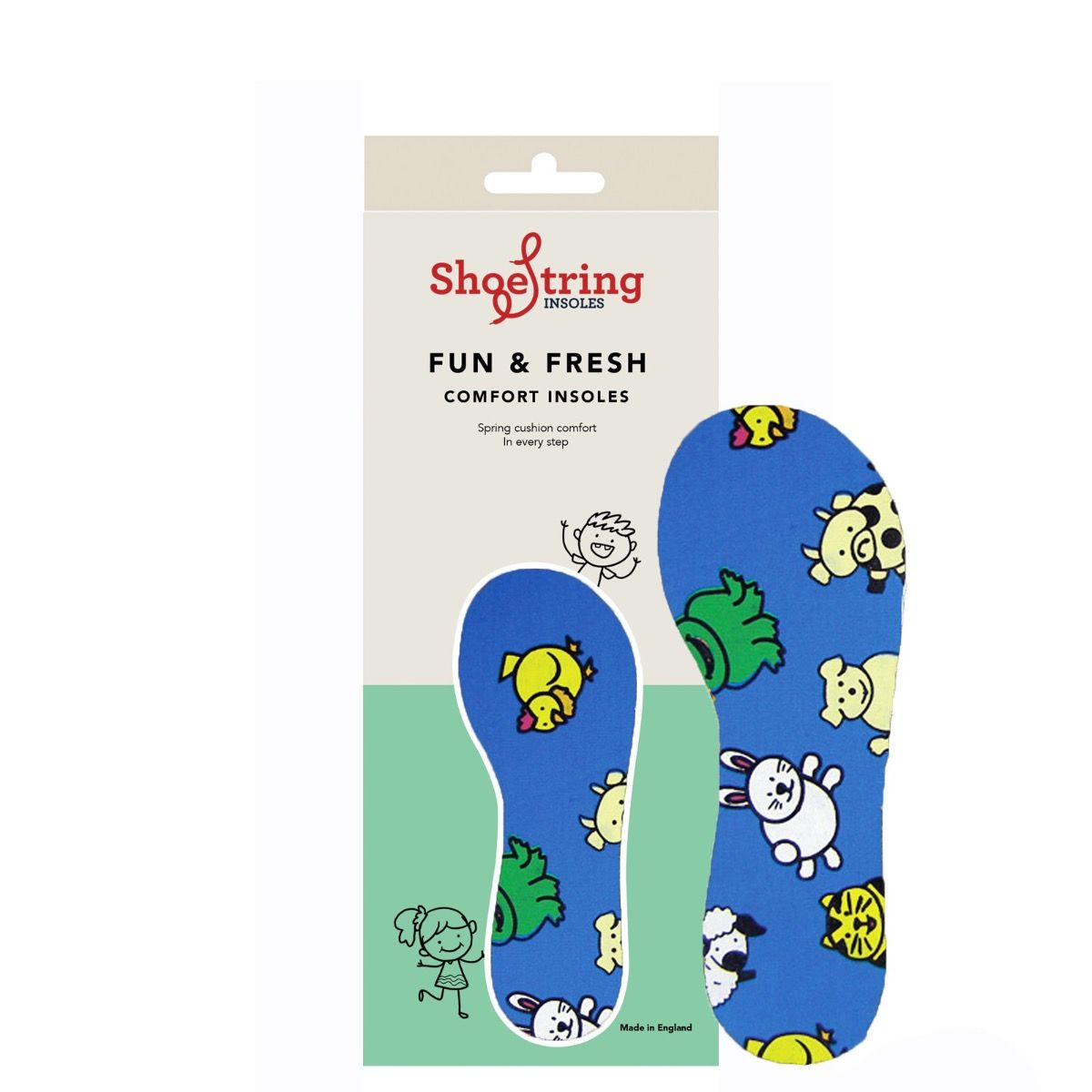 Shoe String Adults Comfort Latex Insoles Form 