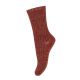 MP Denmark Heavy Knit Wool Rich Noa Socks Wine Red