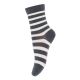 MP Denmark Wool Rich Ellis Socks Dark Grey Stripe