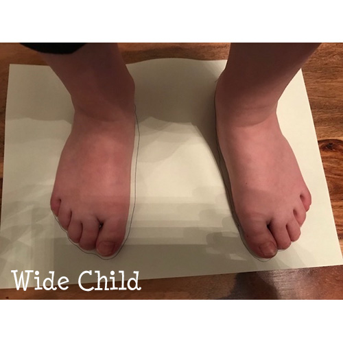 wide width feet