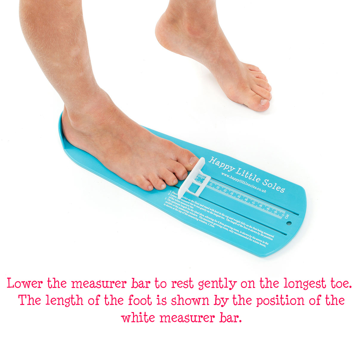 Measure feet at home with Happy Little 